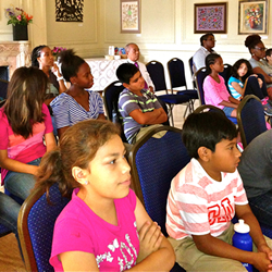 The Embassy hosted a group of DC children, as part of their activity “discover the world of DC” summer camp