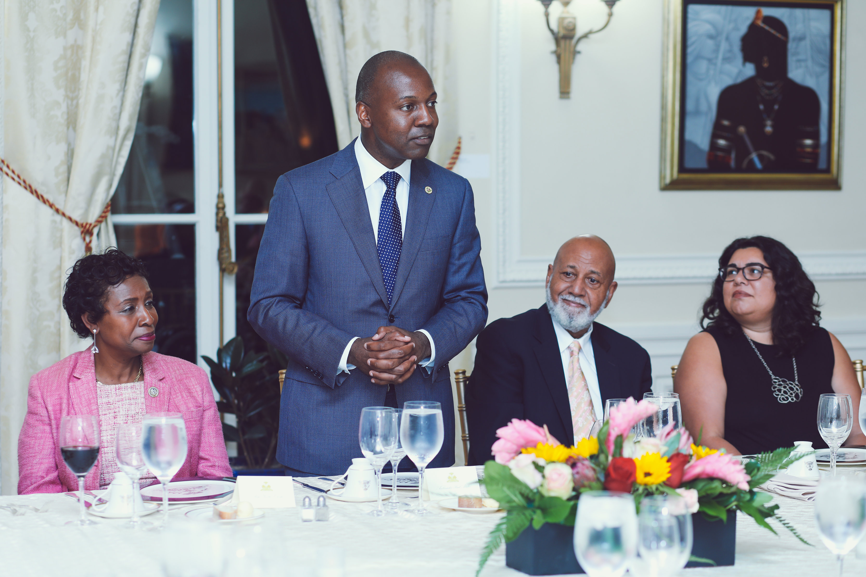 Embassy Hosts Congressional Dinner to Address the Renewal of TPS for Haitians