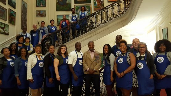 2-The Eighth Class – Goup Photo with Ambassador Altidor and Chef Jouvens