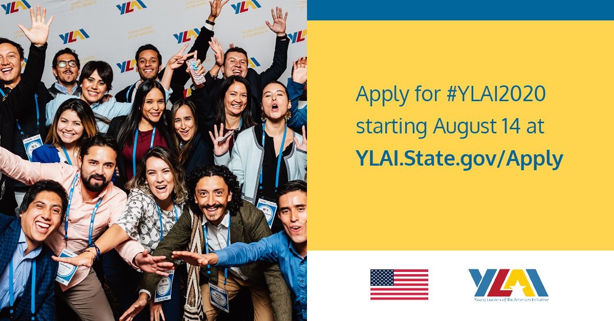 Young Leaders of the Americas (YLAI) Professionals Program Application is Now Open!